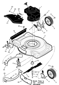 Part Location Diagram of F-030435L Murray Book, Instruction